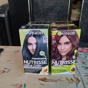 Garnier Nutrisse Ultra Color Hair Dye - Blue Black and Red Brown